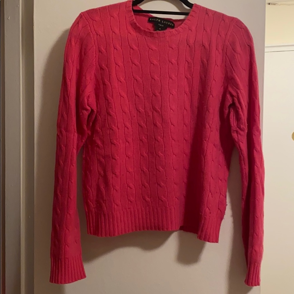 Ralph Lauren Cashmere Cableknit Sweater